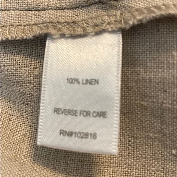 Garnet Hill 100% Linen Maxi Skirt Size10 - Picture 9 of 9